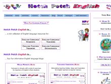 Tablet Screenshot of hotchpotchenglish.com